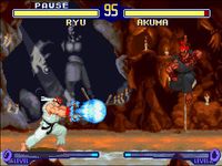 une photo d'Ã©cran de Street Fighter Alpha 2 sur Nintendo Super Nes